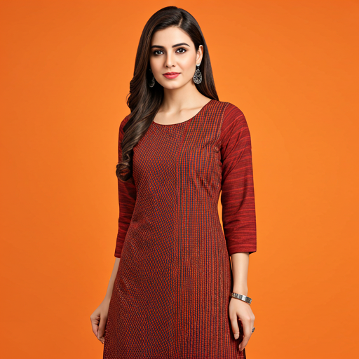 Woman in office wear kurti